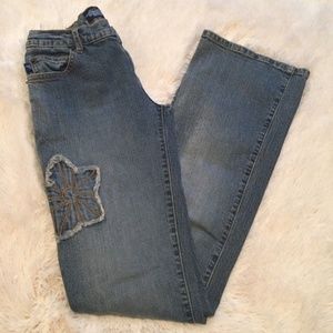 Tyte Jeans Floral Patch Stretch Denim - 1